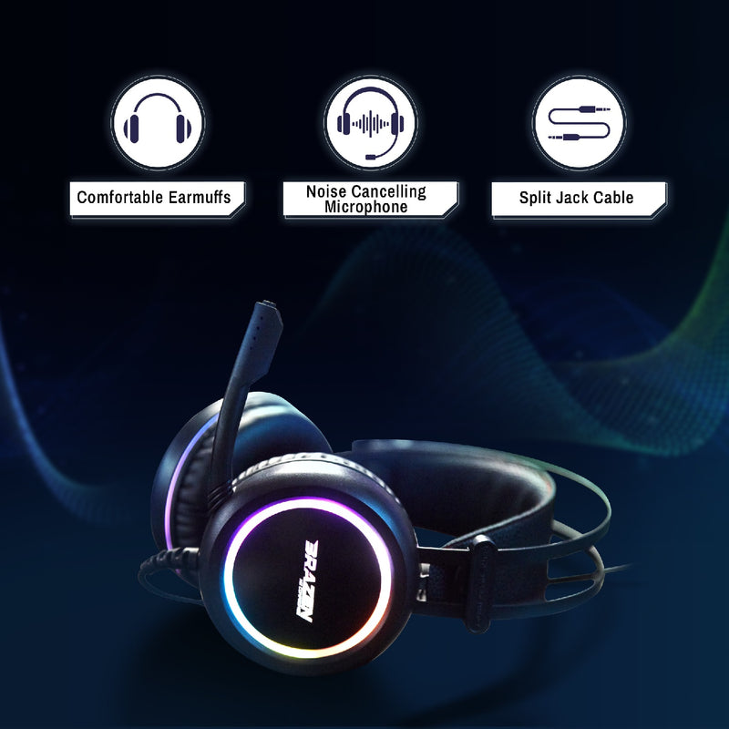 BraZen Esports Pro RGB Gaming Headphones