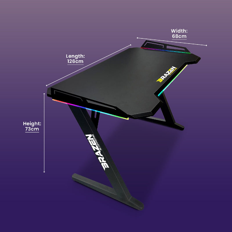 BraZen Esports Pro RGB Gaming Table
