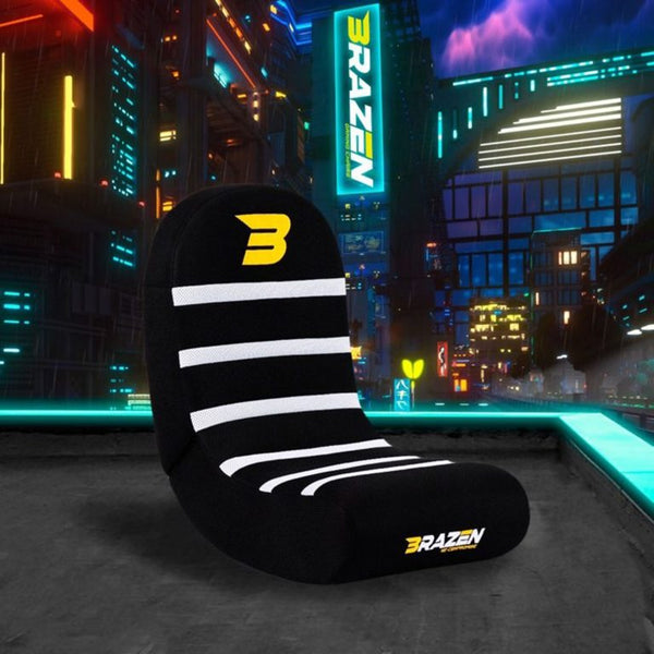BraZen Piranha Non-Audio Floor Rocker Gaming Chair