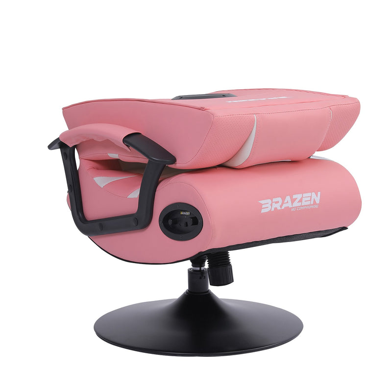 BraZen Pride 2.1 Wireless Surround Sound Gaming Chair Pink