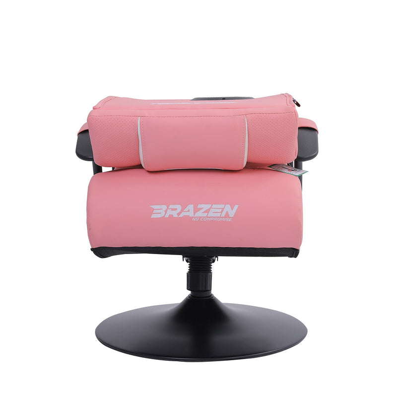 BraZen Pride 2.1 Wireless Surround Sound Gaming Chair Pink