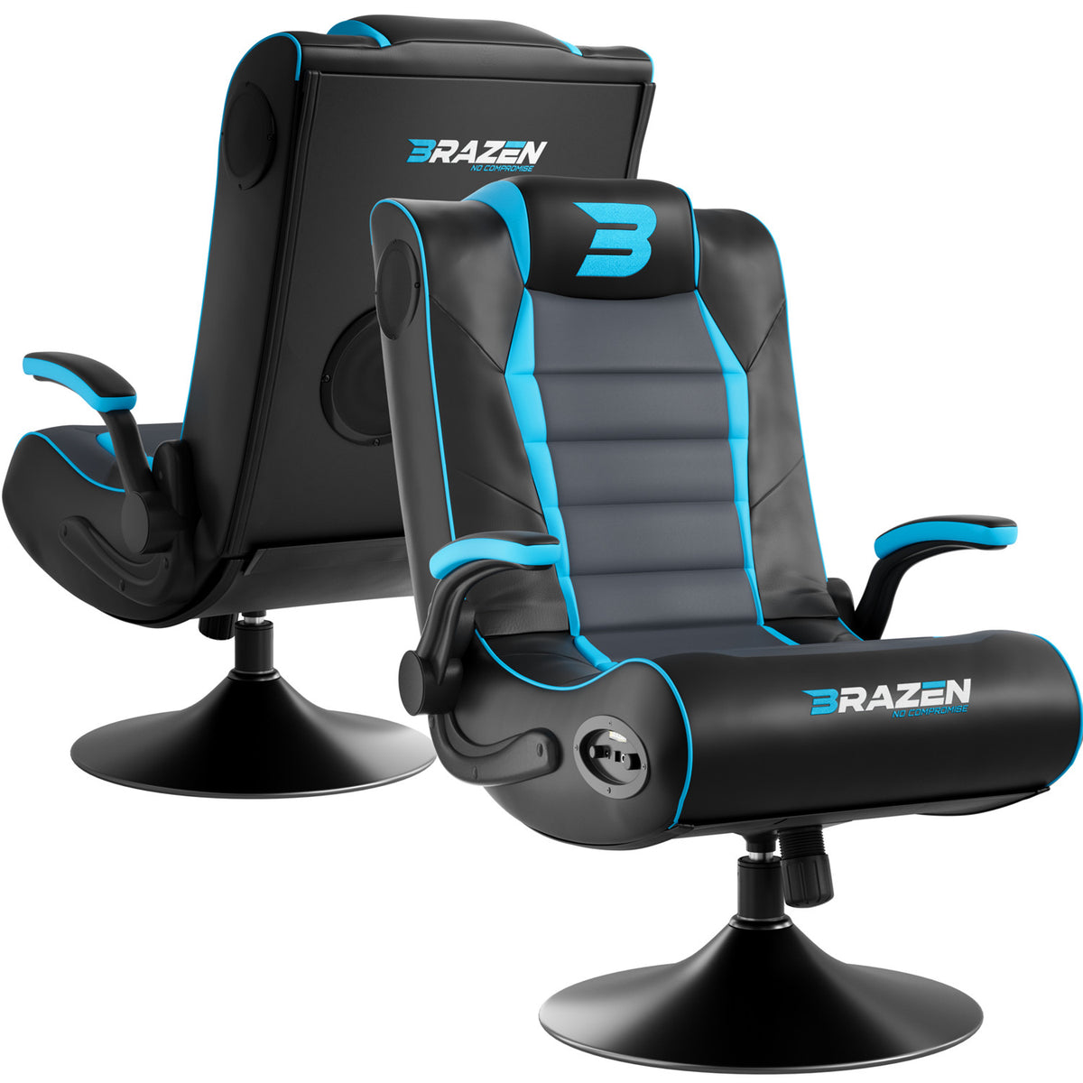 Brazen Chair Mid Back Brazen Spirit Gaming Chair BraZen Valor Mid Back PC Gaming ...
