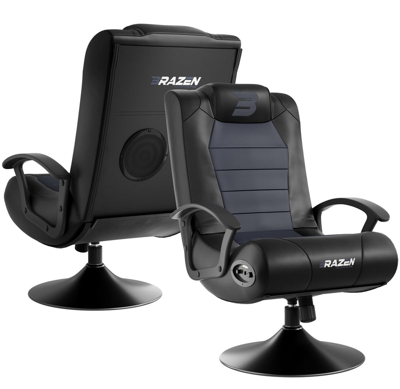 BraZen Fusion 2.1 Wireless Surround Sound Gaming Chair - Grey