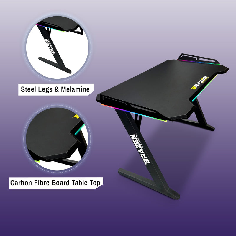 BraZen Esports Pro RGB Gaming Table