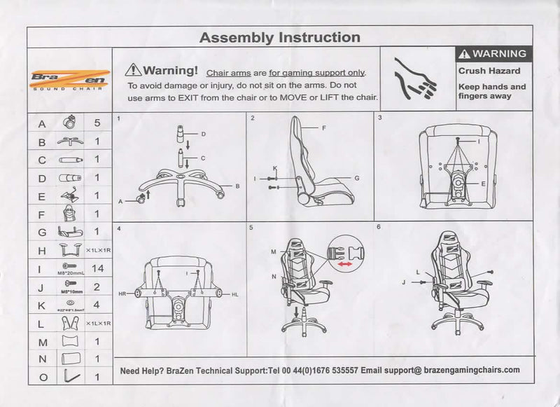 BraZen Sentinel Elite PC Gaming Chair