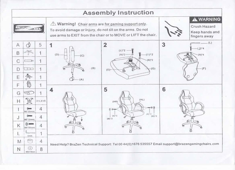 BraZen Puma PC Gaming Chair