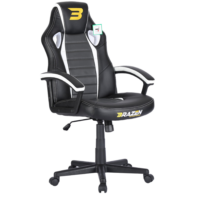 Brazen Chair BraZen Salute PC Gaming Chair - Grey