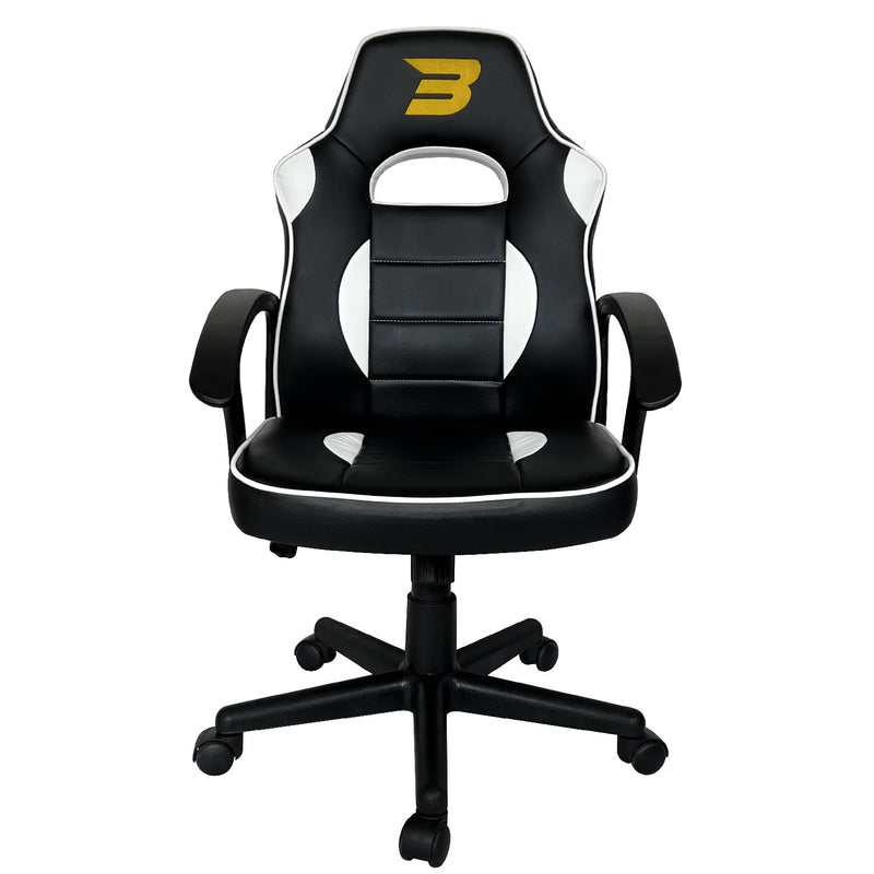 BraZen Stellar Mid Back PC Gaming Chair - White