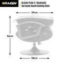 BraZen Pride 2.1 Wireless Surround Sound Gaming Chair