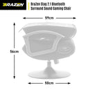 BraZen Stag 2.1 Wireless Surround Sound Gaming Chair