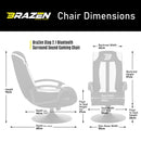 BraZen Stag 2.1 Wireless Surround Sound Gaming Chair